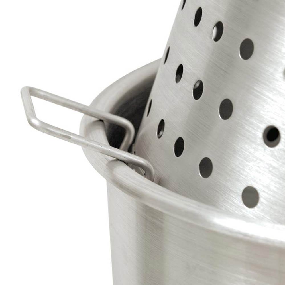 Bayou Classic Stainless Steel 82 Quart Seafood & Crawfish Cooker Kit (2 Pack)
