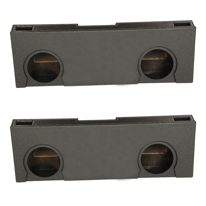 Q Power 2 Hole 2007-2013 GM/Chevy Crew Cab 10" Ported Subwoofer Box (2 Pack)