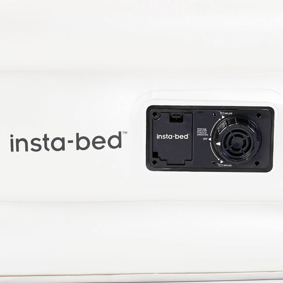 Insta Bed 20 Inch Queen Pillow Rest Inflatable Mattress Bed w/ AC Pump (2 Pack)