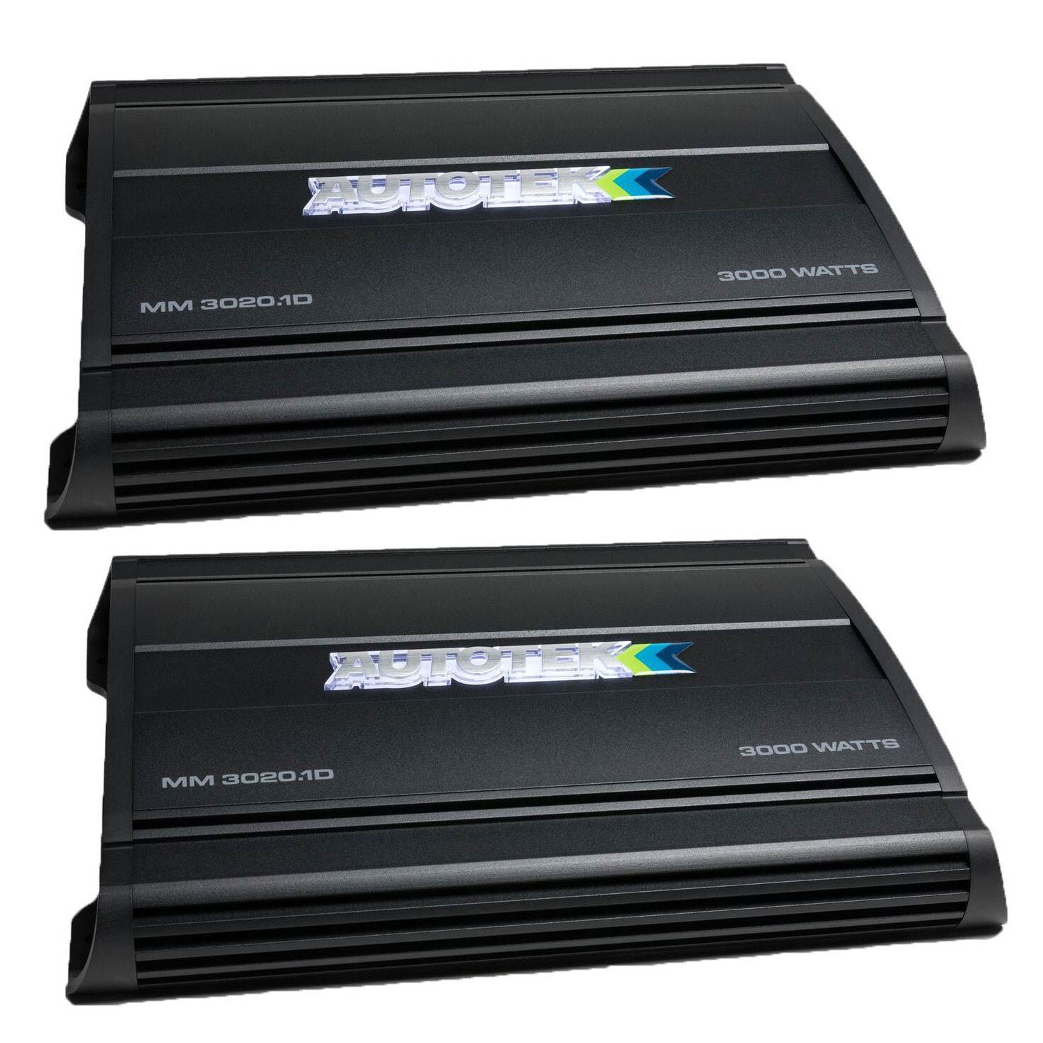 Autotek MM3020.1D Mean Machine 3000-Watt 1-Ohm Mono Amp w/ Remote (2 Pack)