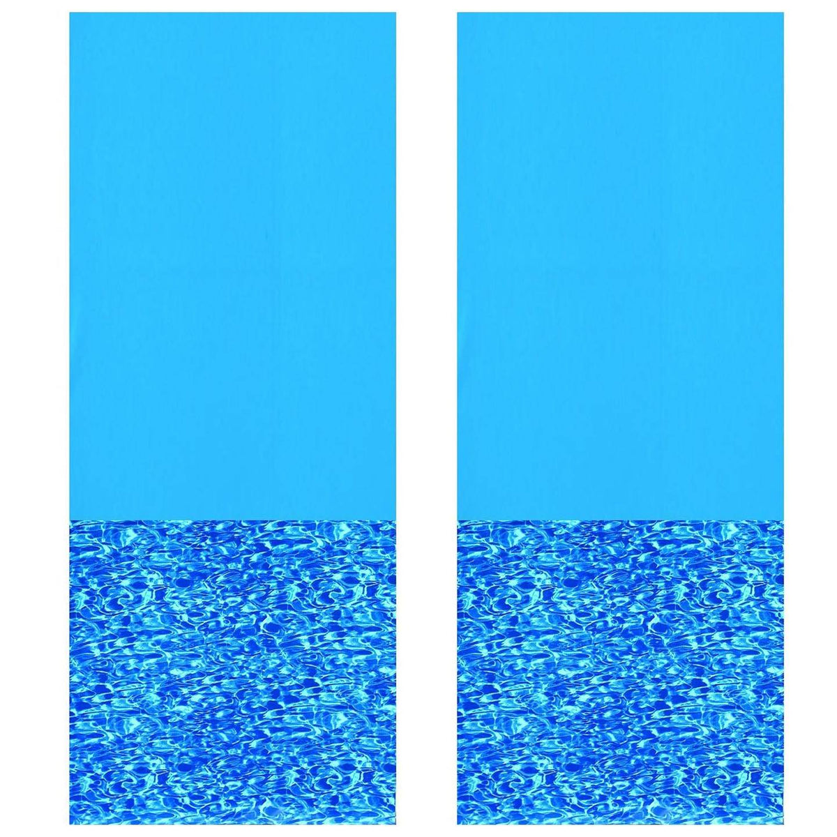 Swimline 24 Foot Round Above Ground Swimming Pool Wall Overlap Liner (2 Pack)