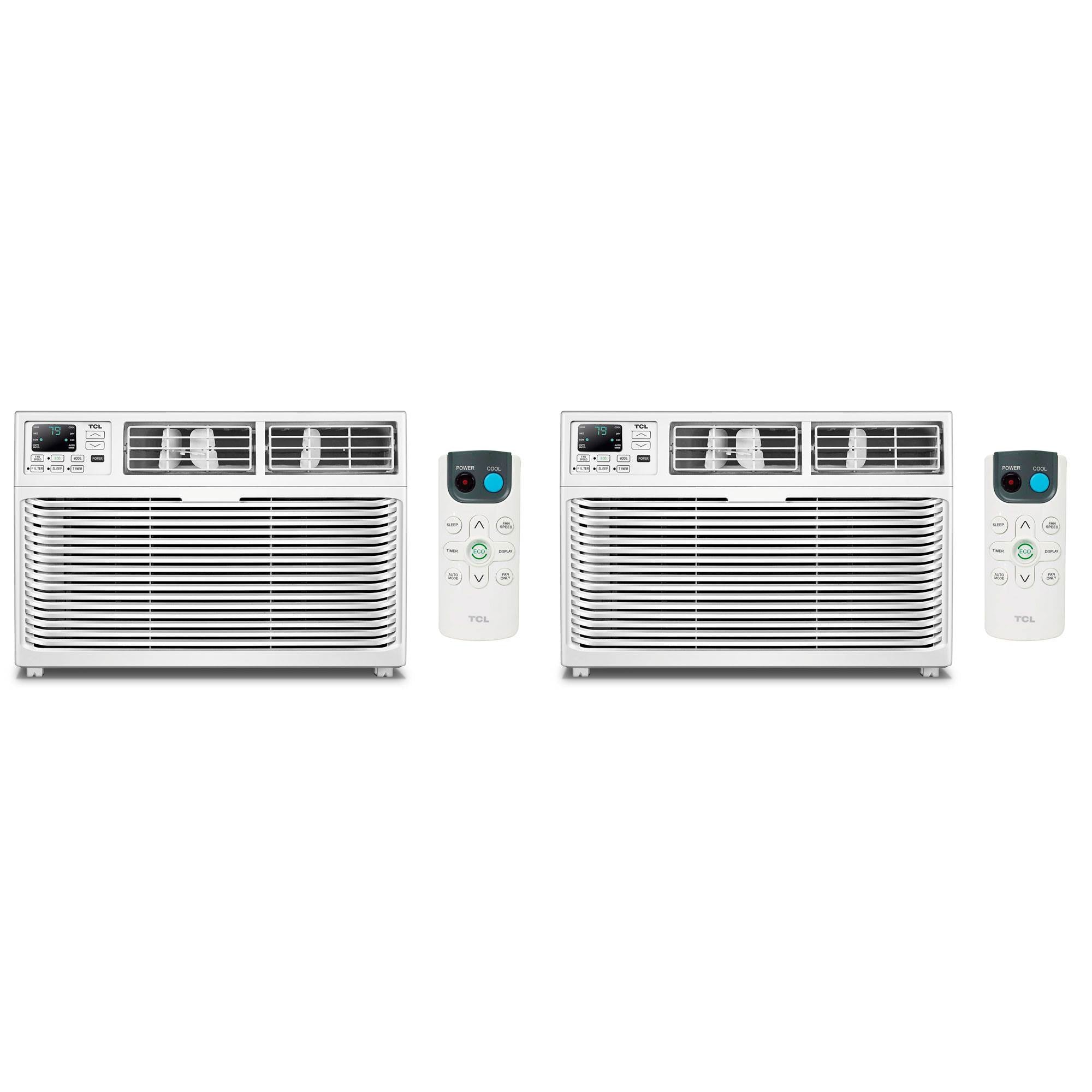 TCL Home Appliances 10,000 BTU Energy Star Window Air Conditioner Unit (2 Pack) - VMInnovations