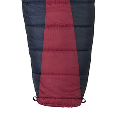 Slumberjack Latitude Zero Degrees Polyester Mummy Sleeping Bag, Red (2 Pack)