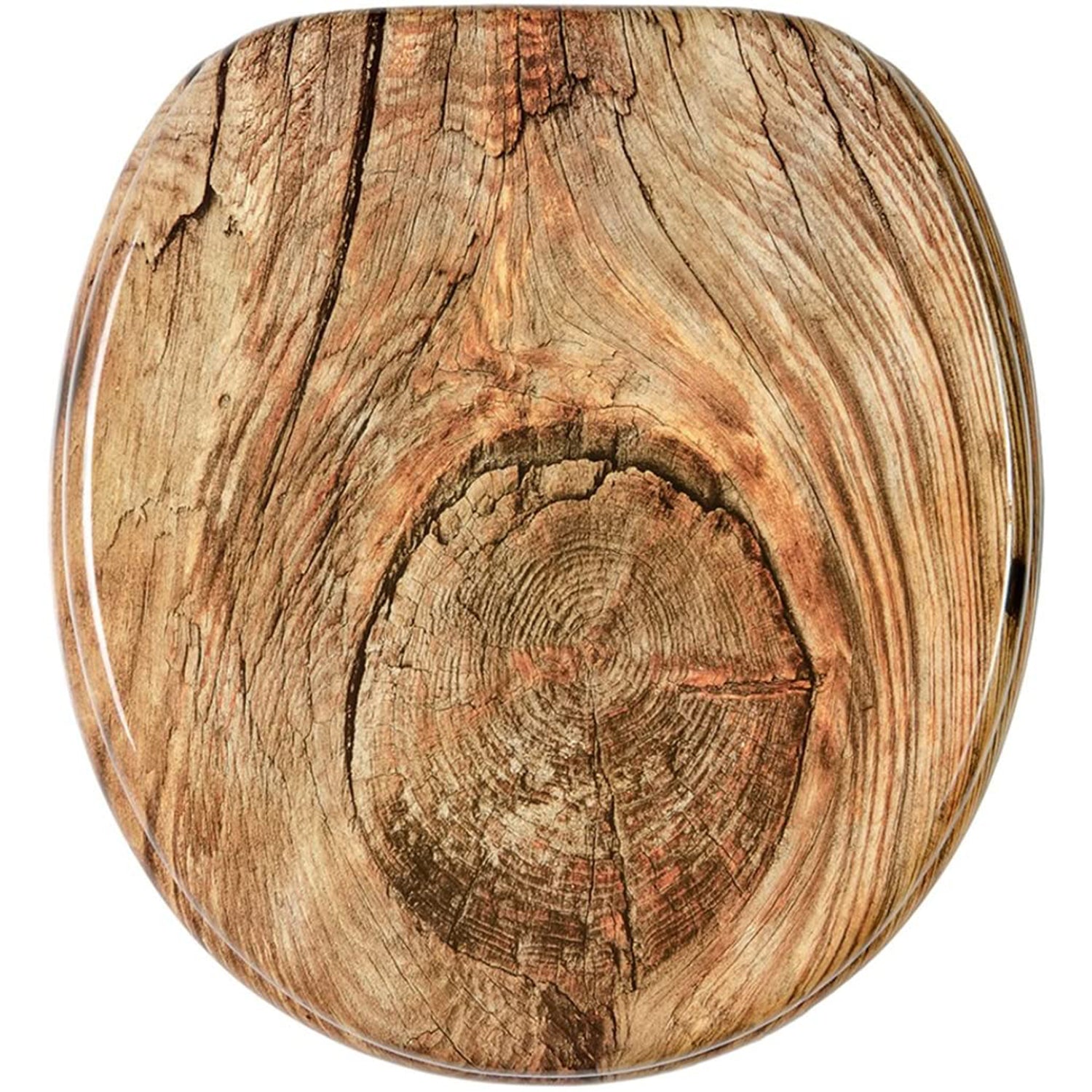 Sanilo Round Silent Soft Close Molded Wood Adjustable Toilet Seat (Used) - VMInnovations