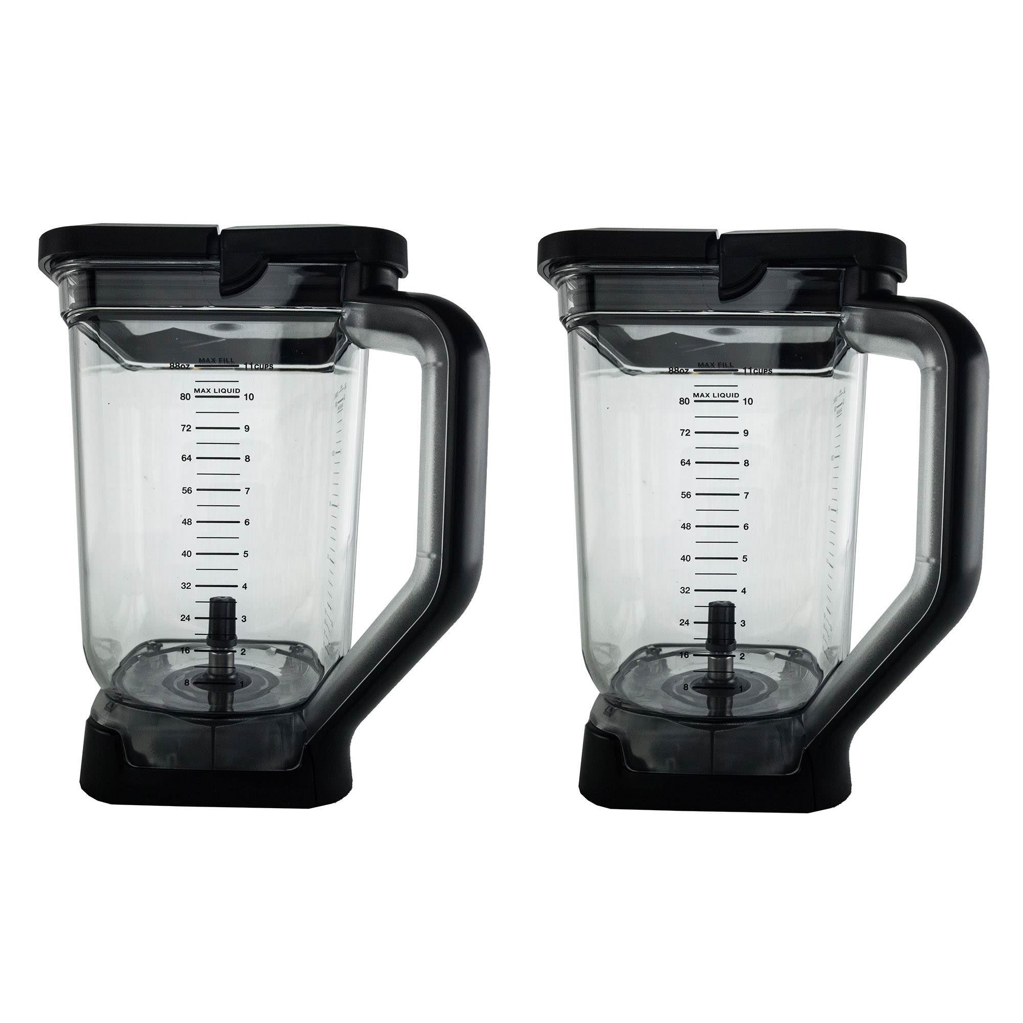 Ninja 88 Ounce Pitcher w/ Lid for Blenders with Auto-IQ (No Blades) (2 Pack)