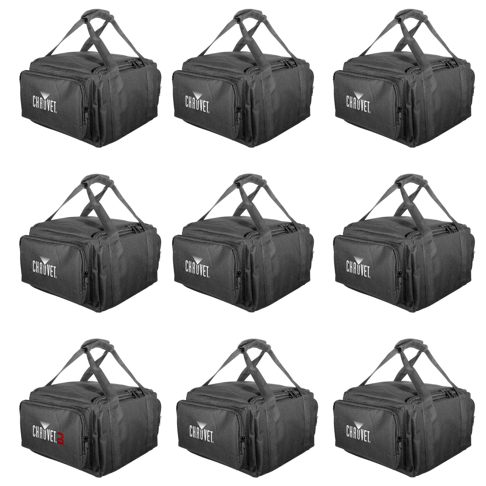 Chauvet CHS-FR4 VIP Gear Bag for Freedom Par Quad 4, Tri 6, and Hex-4 (9 Pack)