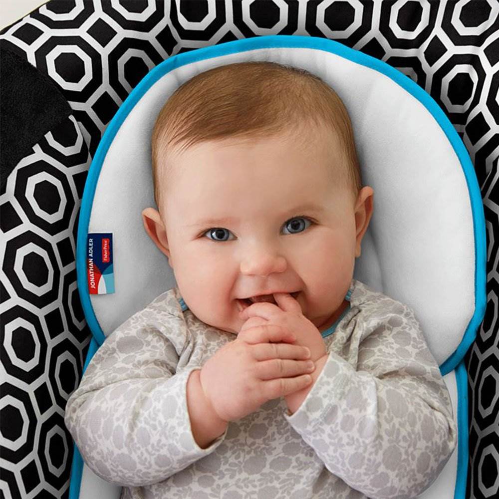 Fisher-Price Jonathan Adler Deluxe Bouncer w/ Music and Soothing Bounce (2 Pack)