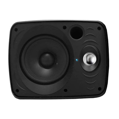 Pyle 6.5 Inch Waterproof Bluetooth Indoor and Outdoor Speaker, Black (2 Pair)