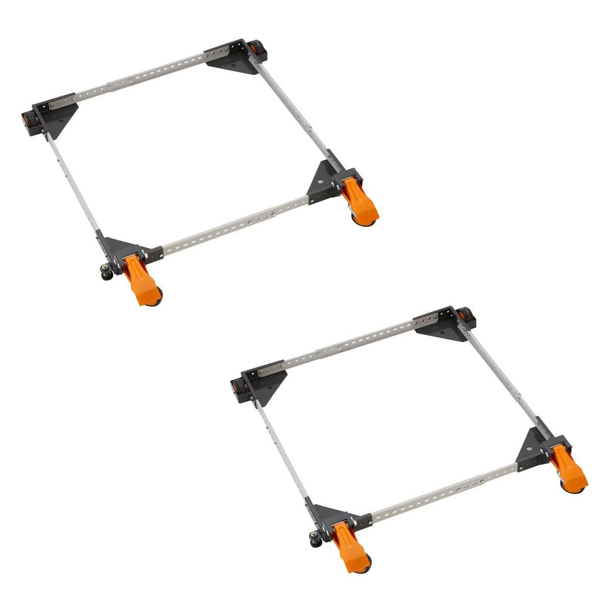 Bora Portamate Power Tool Universal Adjustable Mobile Base 650 lb Limit (2 Pack)
