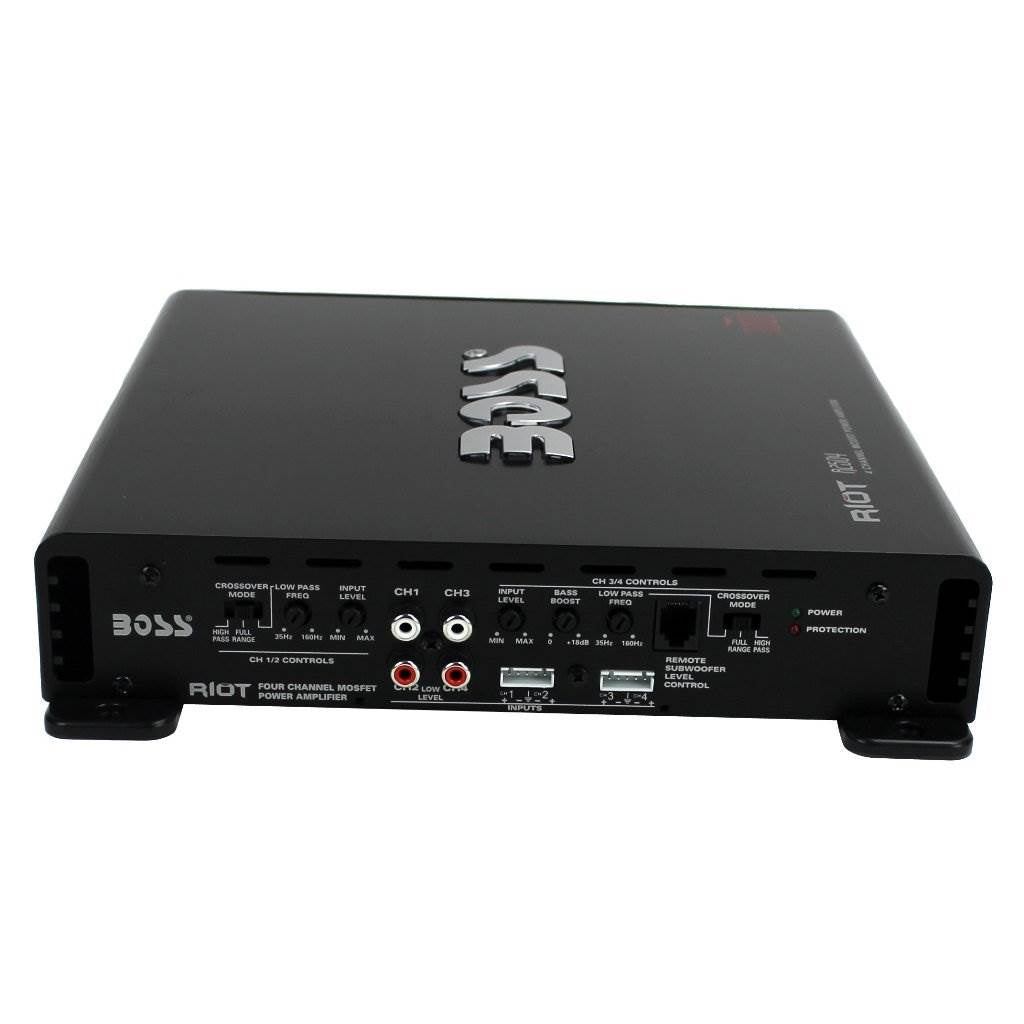 Boss Audio 1000W 4 Channel Car Audio Power Stereo Amplifier w/ Remote (4 Pack)