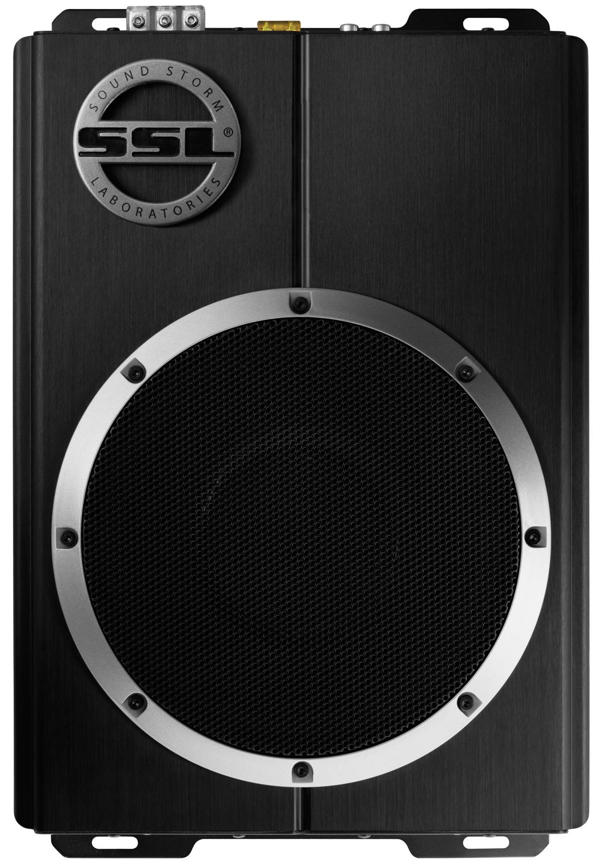 Soundstorm LOPRO8 8" 600W UnderSeat Low Car Audio Subwoofer Powered Sub (2 Pack)