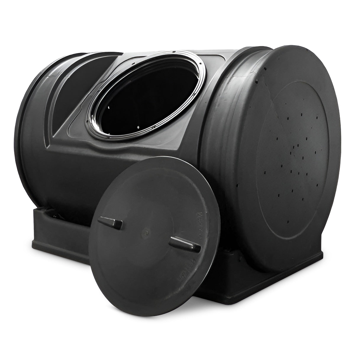 Good Ideas Compost Wizard Jr Large Patio Garden Bin Container, Black (Open Box)