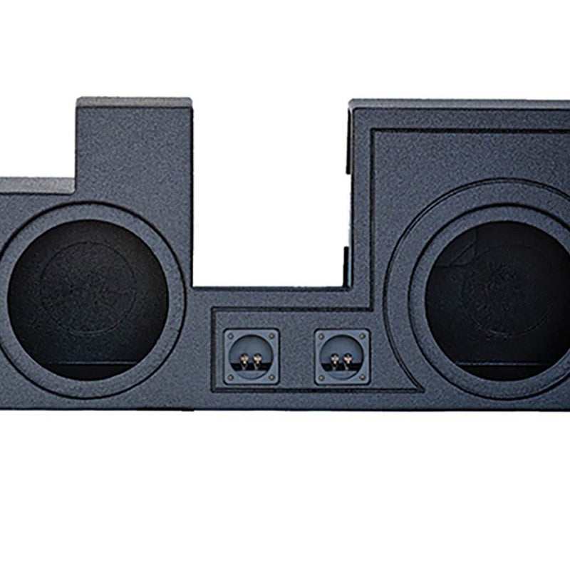 Q Power Dual 10" Ported Enclosure Sub Box for Ford Super Duty 00-16 (2 Pack)