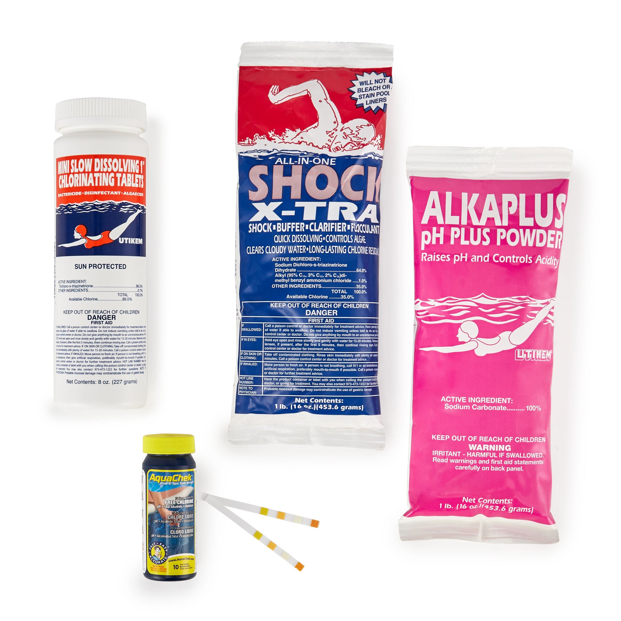 Pool Care 42001 Swimming Pool Chemical Cleaning Kit for up to 5,000 Gallons