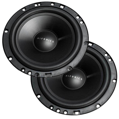 Hifonics ZS65C Zeus 6.5" 2 Way Car Audio 400W Component Speaker Systems (6 Pack)