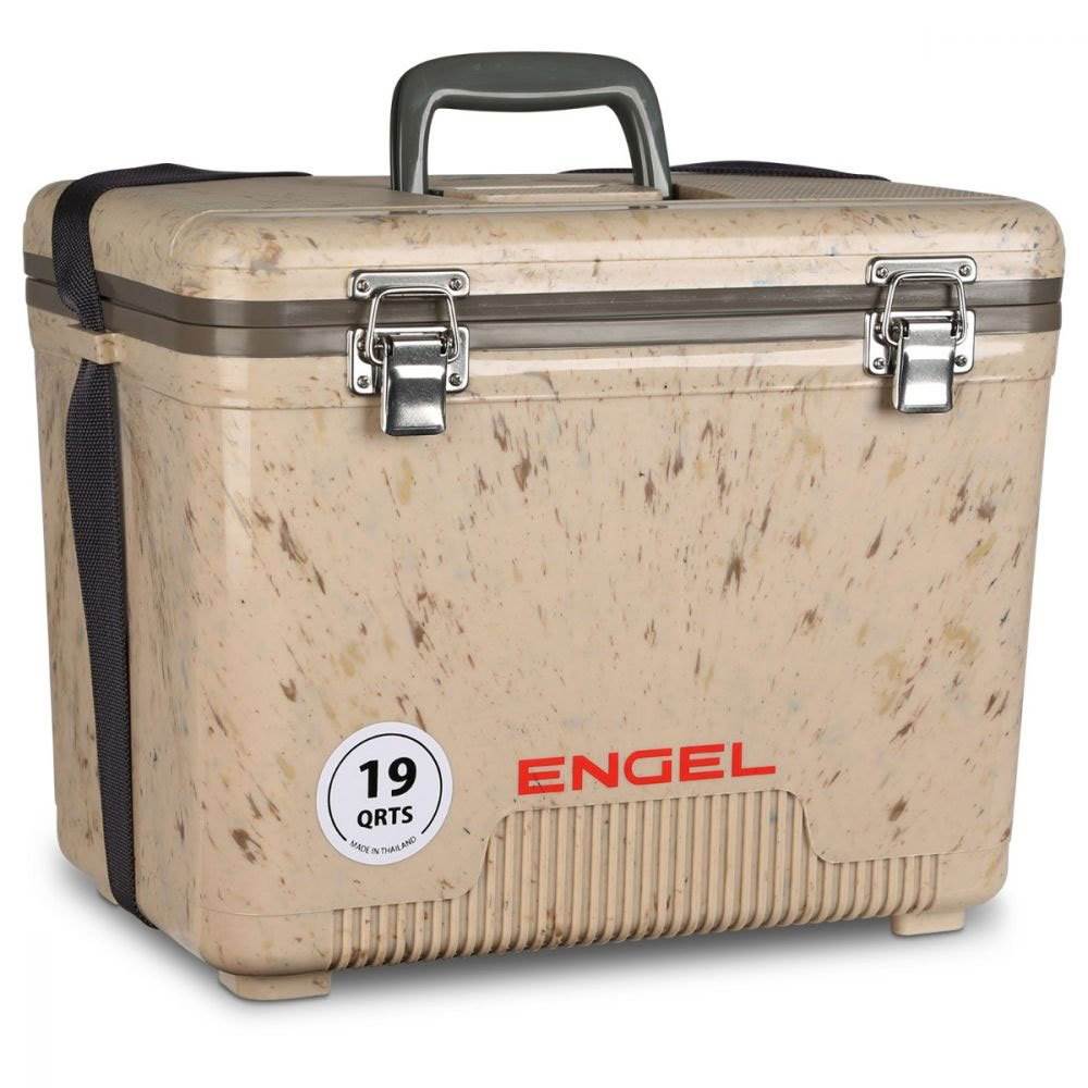 Engel Coolers 19 Quart 32 Can Insulated Ice Cooler Drybox, Grassland (Open Box)