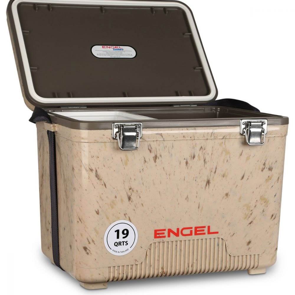 Engel Coolers 19 Quart 32 Can Insulated Ice Cooler Drybox, Grassland (Open Box)