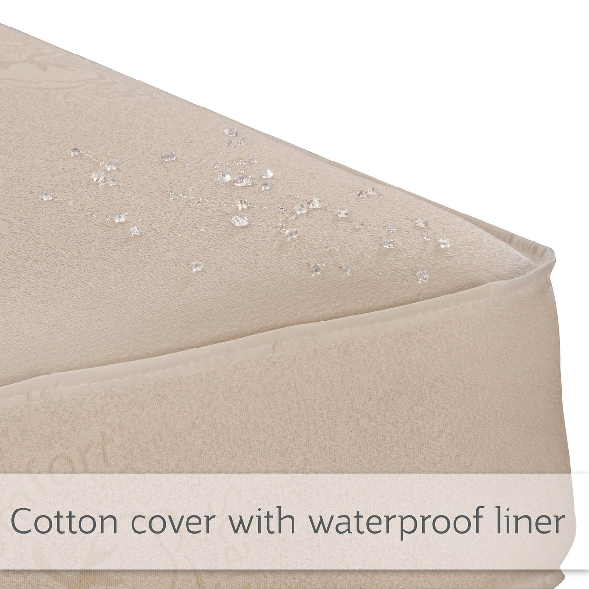 Sealy Infant Toddler Cotton Cozy Rest 2 Stage Waterproof Crib Mattress (2 Pack)