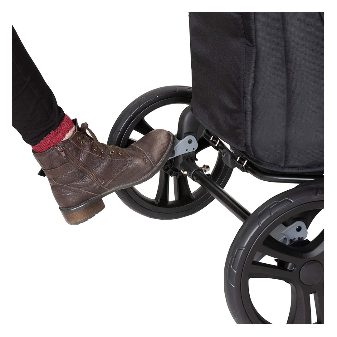 Baby Trend Expedition 2 in 1 Push or Pull Stroller Wagon Plus w/ Canopy, Black - VMInnovations