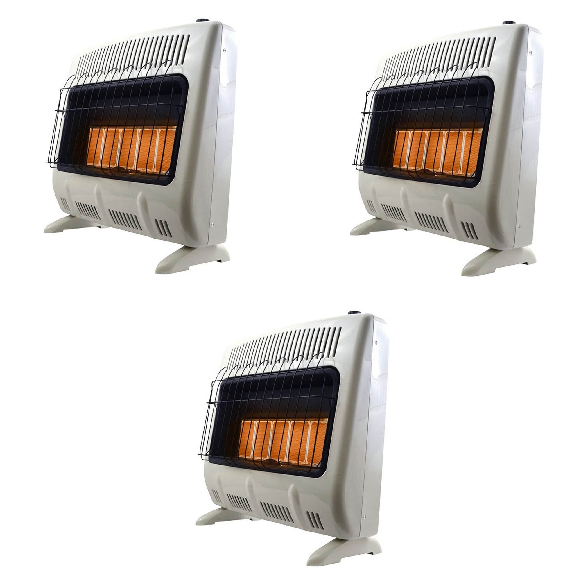 Mr. Heater 30000 BTU Vent Free Radiant Propane Indoor/Outdoor Heater (3 Pack) - VMInnovations