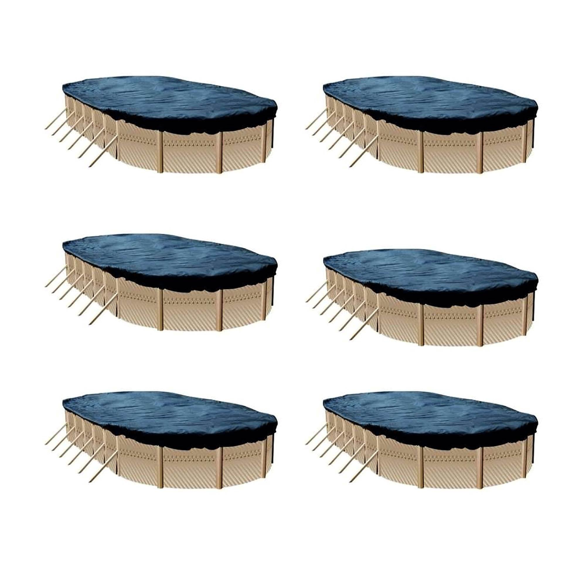 Swimline 16 x 25' Heavy Duty Above Ground Winter Swimming Pool Cover (6 Pack)