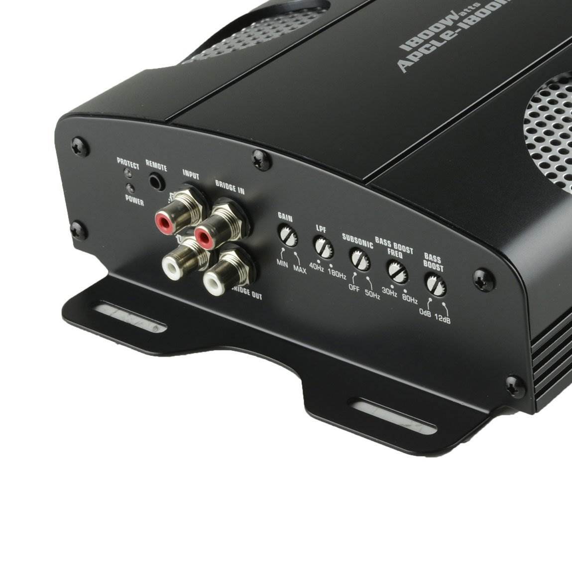 Audiopipe APCLE-18001D 1800 Watt Class D 1 Ohm Car Audio Mono Amplifier (2 Pack) - VMInnovations