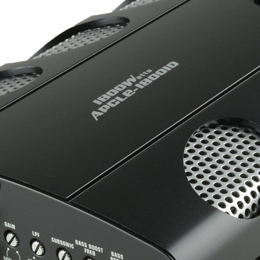 Audiopipe APCLE-18001D 1800 Watt Class D 1 Ohm Car Audio Mono Amplifier (2 Pack) - VMInnovations