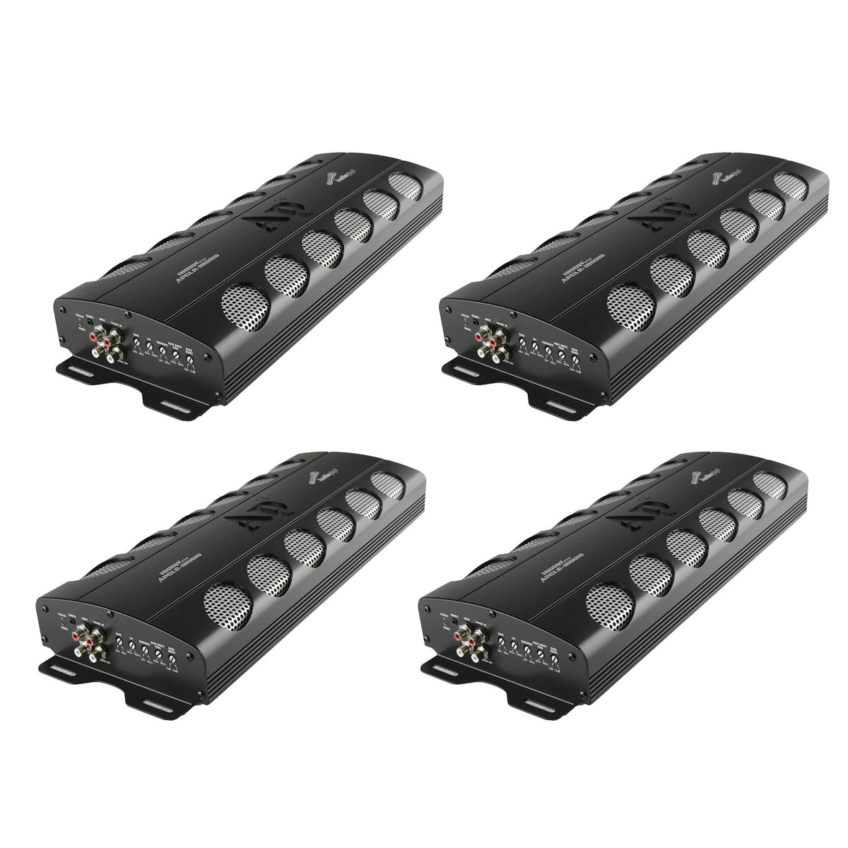 Audiopipe APCLE-18001D 1800 Watt Class D 1 Ohm Car Audio Mono Amplifier (4 Pack)
