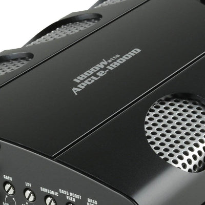 Audiopipe APCLE-18001D 1800 Watt Class D 1 Ohm Car Audio Mono Amplifier (4 Pack)