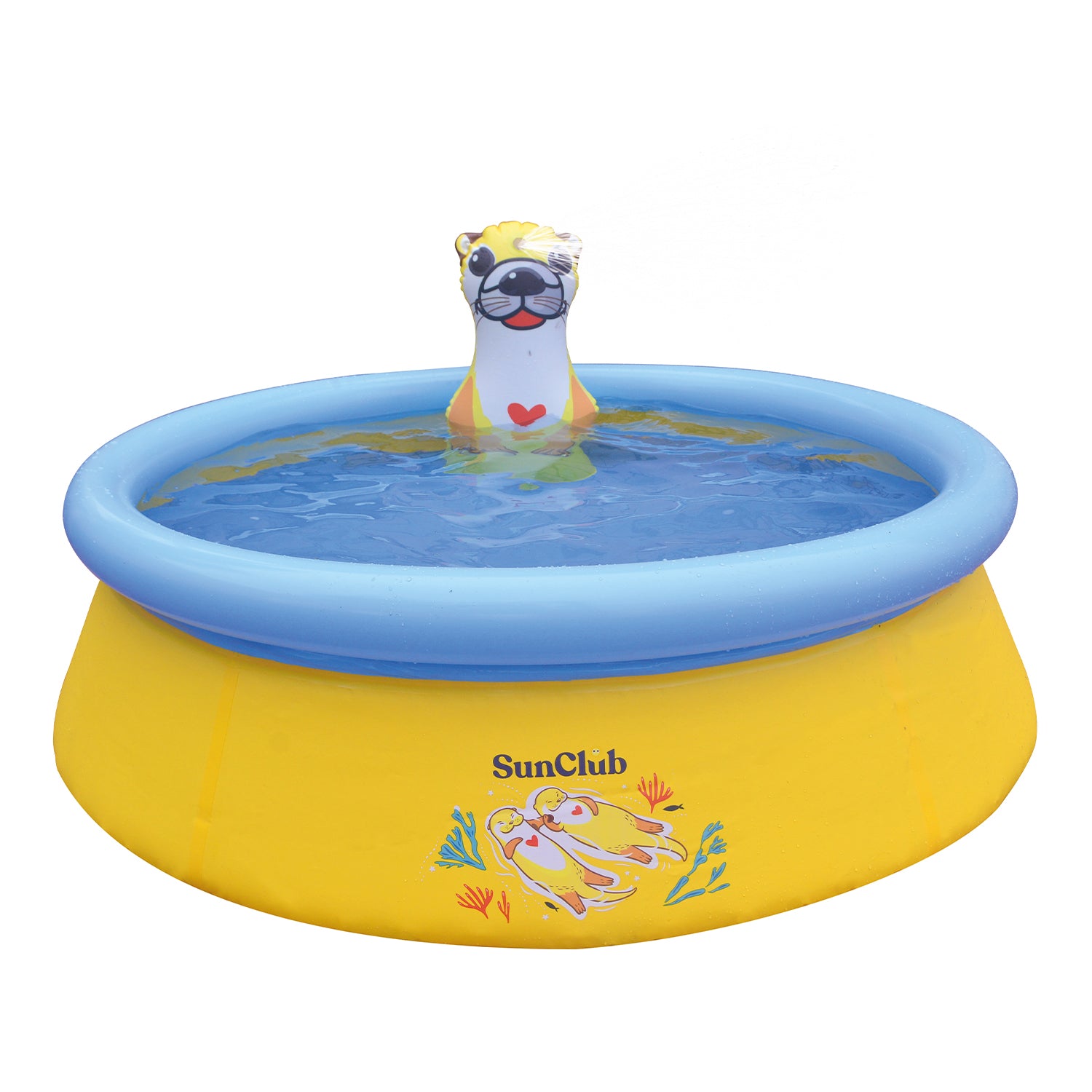 JLeisure 10 x 6.5' Rectangular Steel Frame & Sea Otter Swimming Pool (2 Pack)