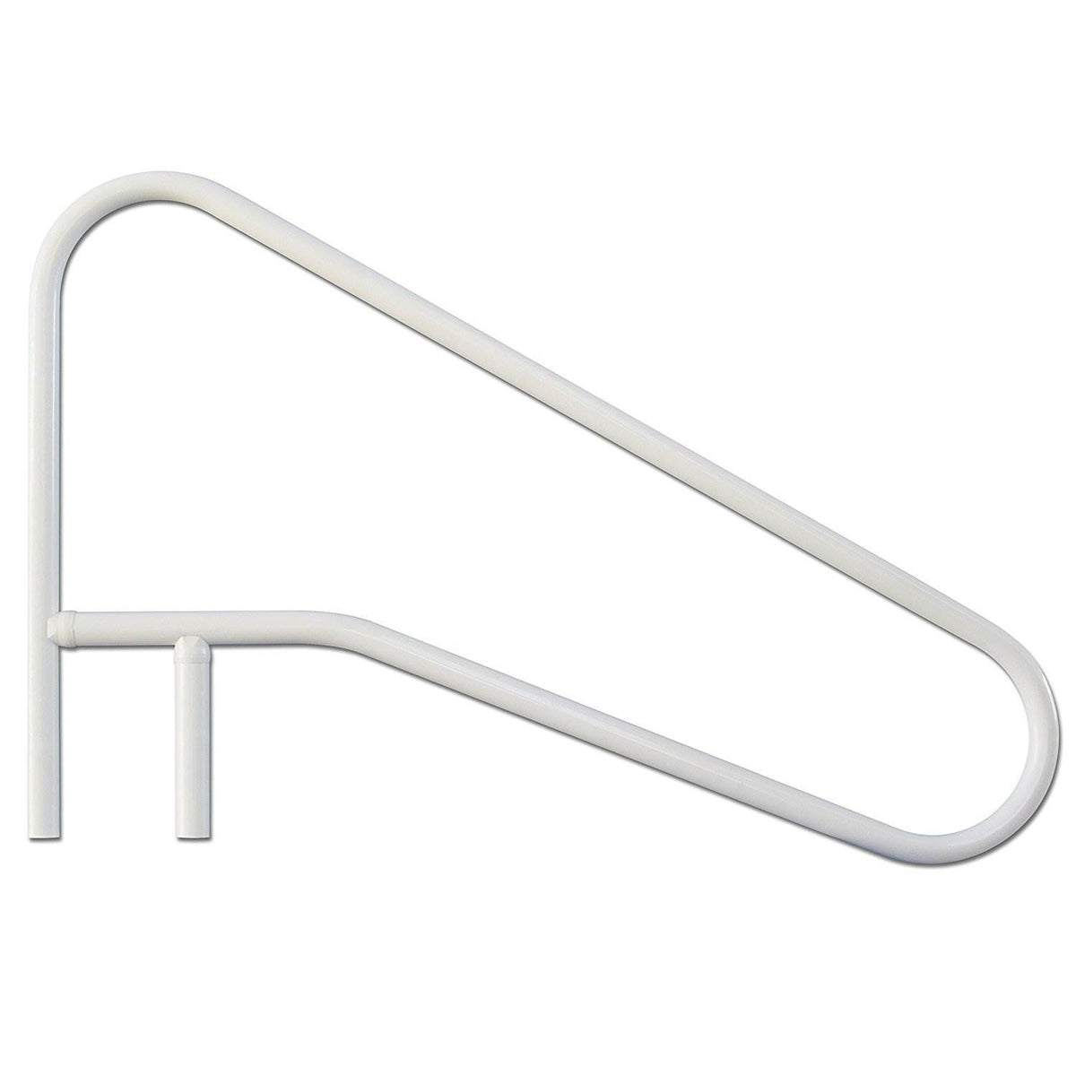 Saftron 3 Bend Weather Resistant In Water Polymer Pool Handrail, White (6 Pack)