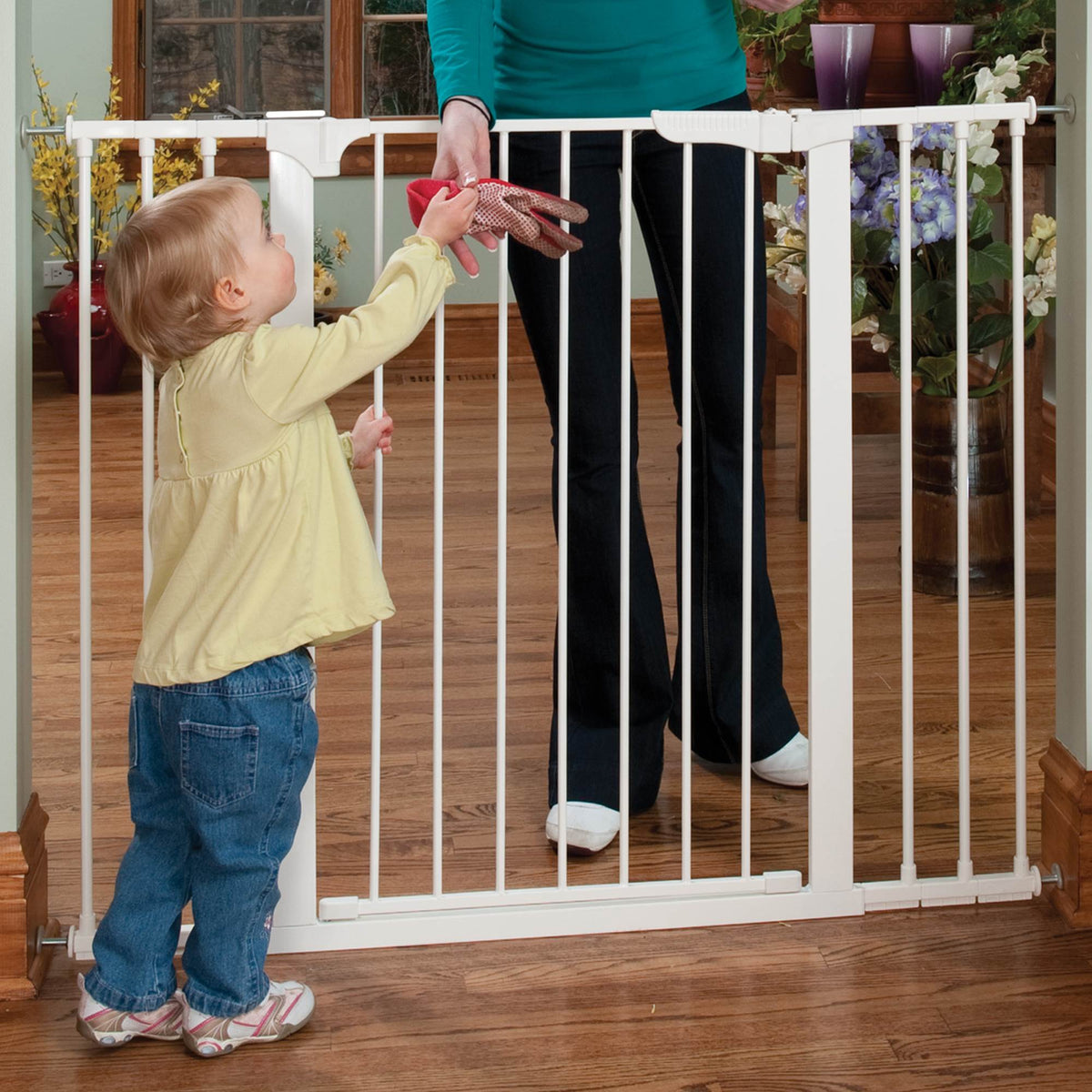 KidCo Extra Tall & Wide Auto Close Gateway Baby and Safety Gate, White (2 Pack)