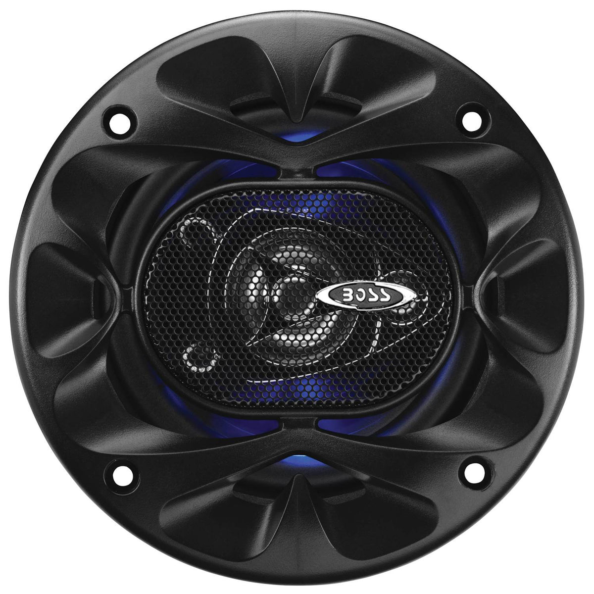 Boss Rage 4 Inch 3 Way 225W Full Range Mobile Audio/Video Speakers (8 Pack)