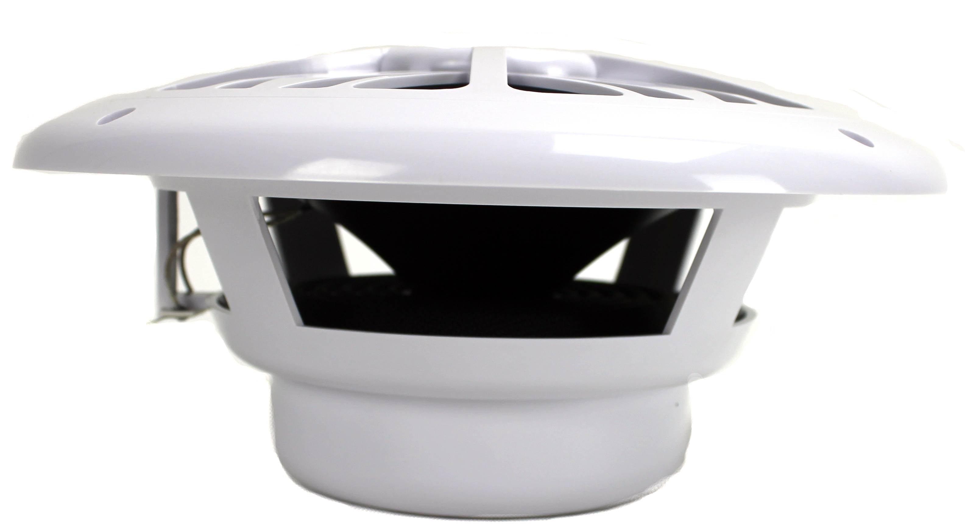 Pyle PLMR82 8" 300W 2-Way Waterproof Marine Boat Speakers White (8 Pack) - VMInnovations