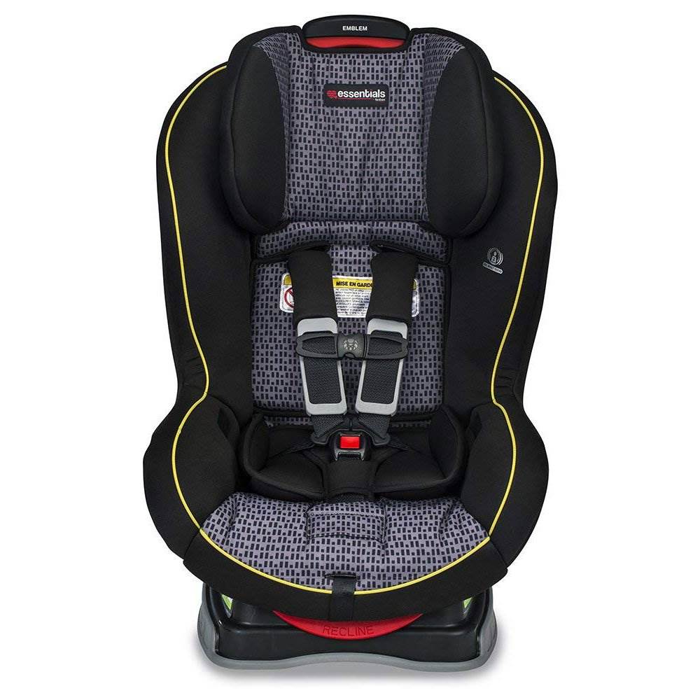 Britax Essentials Emblem Rear/Forward Convertible Baby Car Seat, Black (2 Pack)