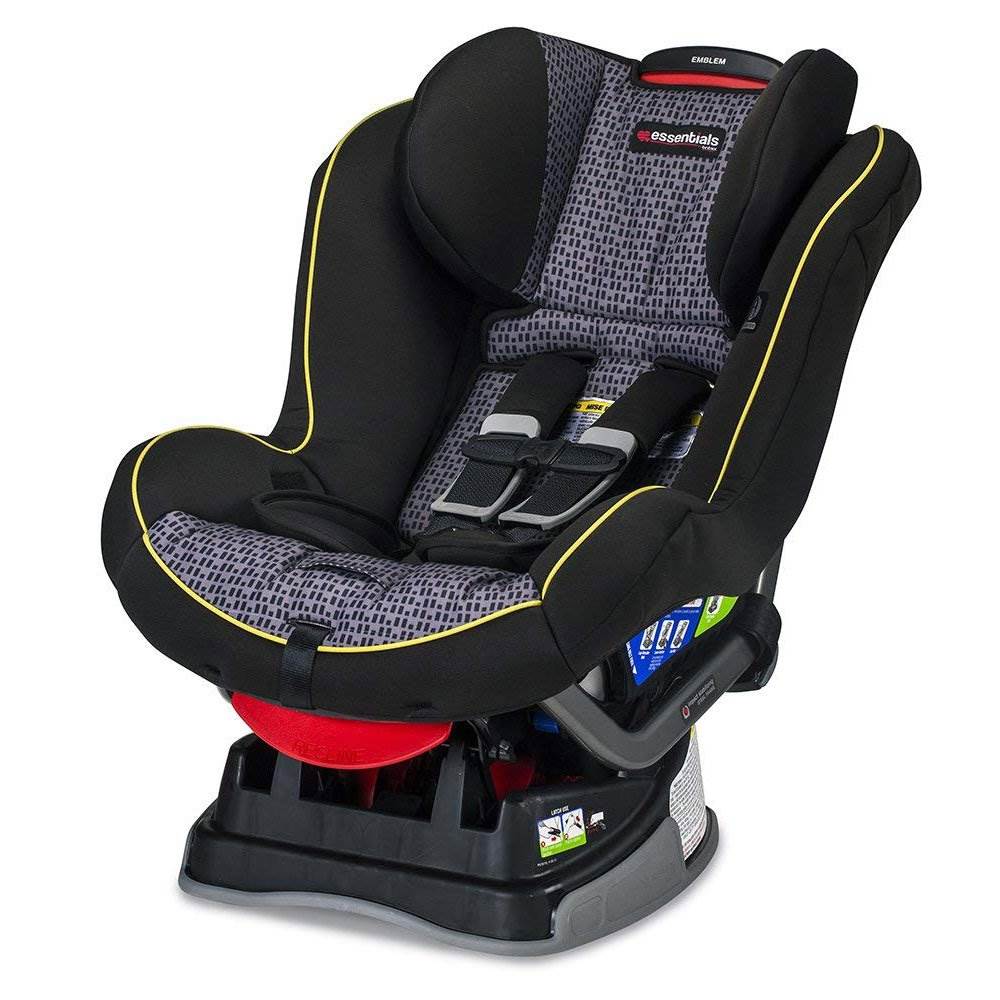 Britax Essentials Emblem Rear/Forward Convertible Baby Car Seat, Black (2 Pack)