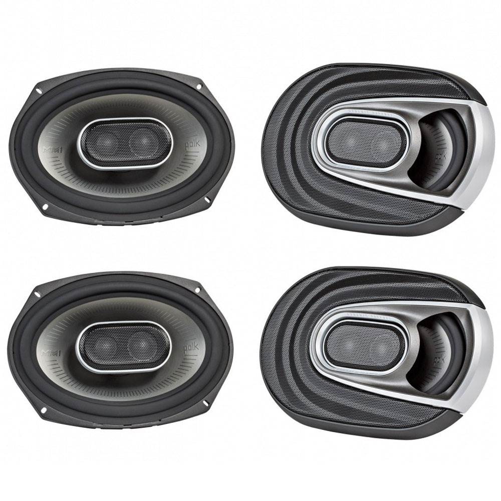 Polk Audio MM1 Series 6x9 Inch 450W Coaxial Audio Speakers (2 Pack)