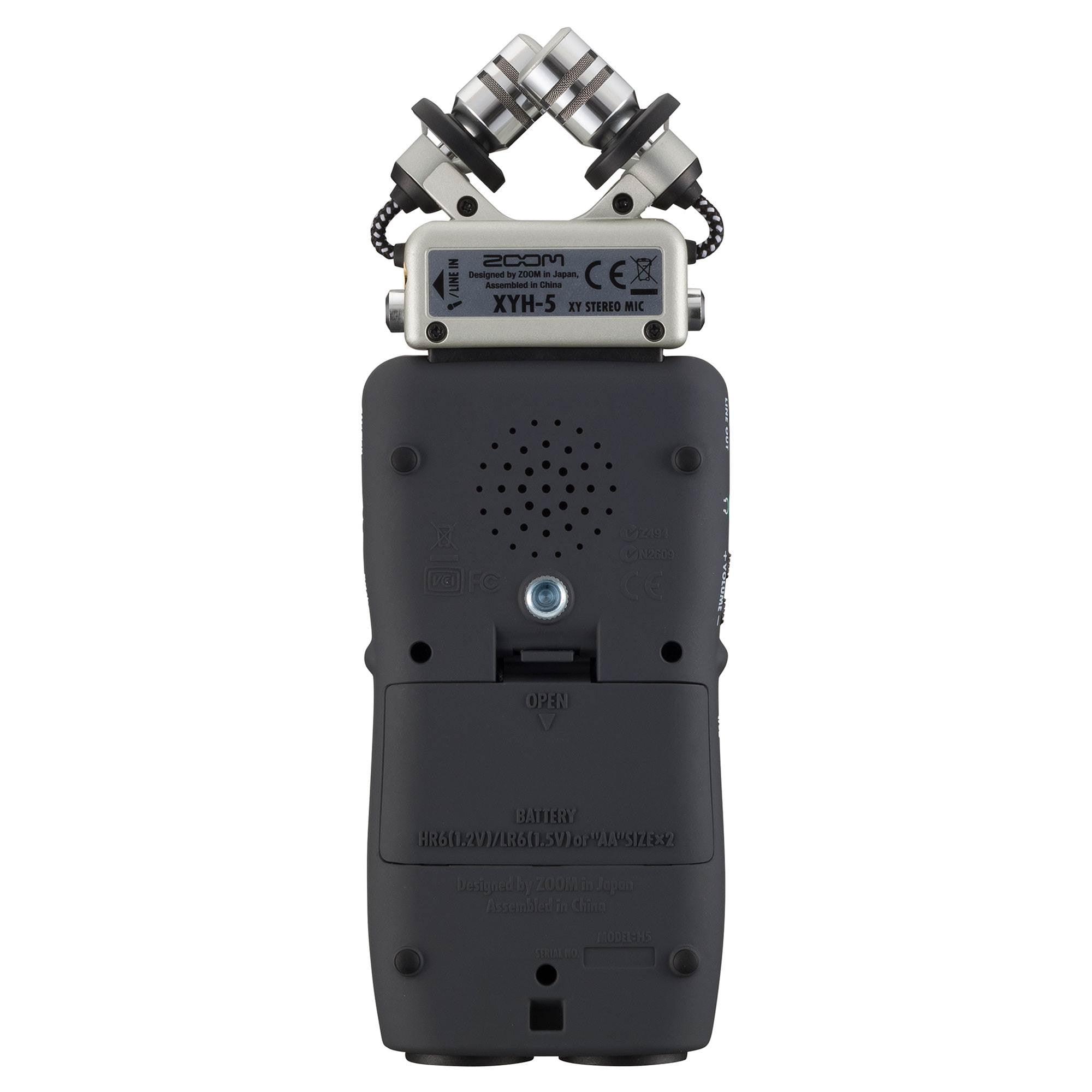 Zoom H5 Portable Handy 4 Track Interchangeable Digital Audio Recorder (2 Pack)