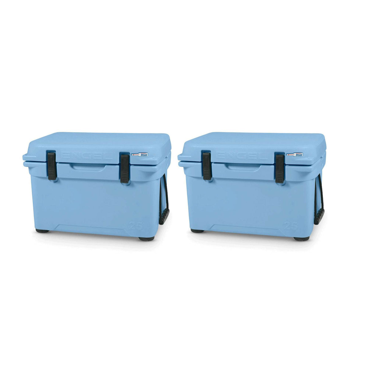 Engel 5.2 Gallon High Performance Roto Molded Ice Cooler, Arctic Blue (2 Pack)