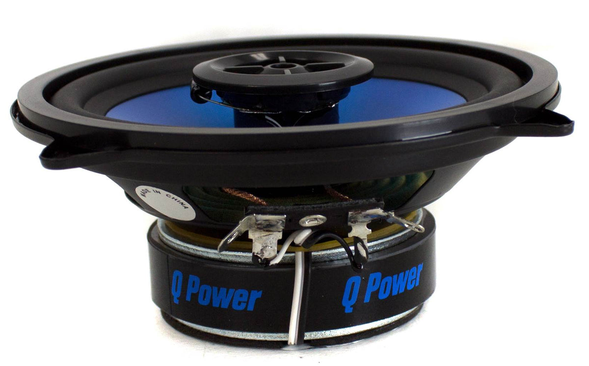 Q-POWER QP525 5.25 Inch 500 Watt 2-Way Coaxial Car Audio Speakers (20 Pack)