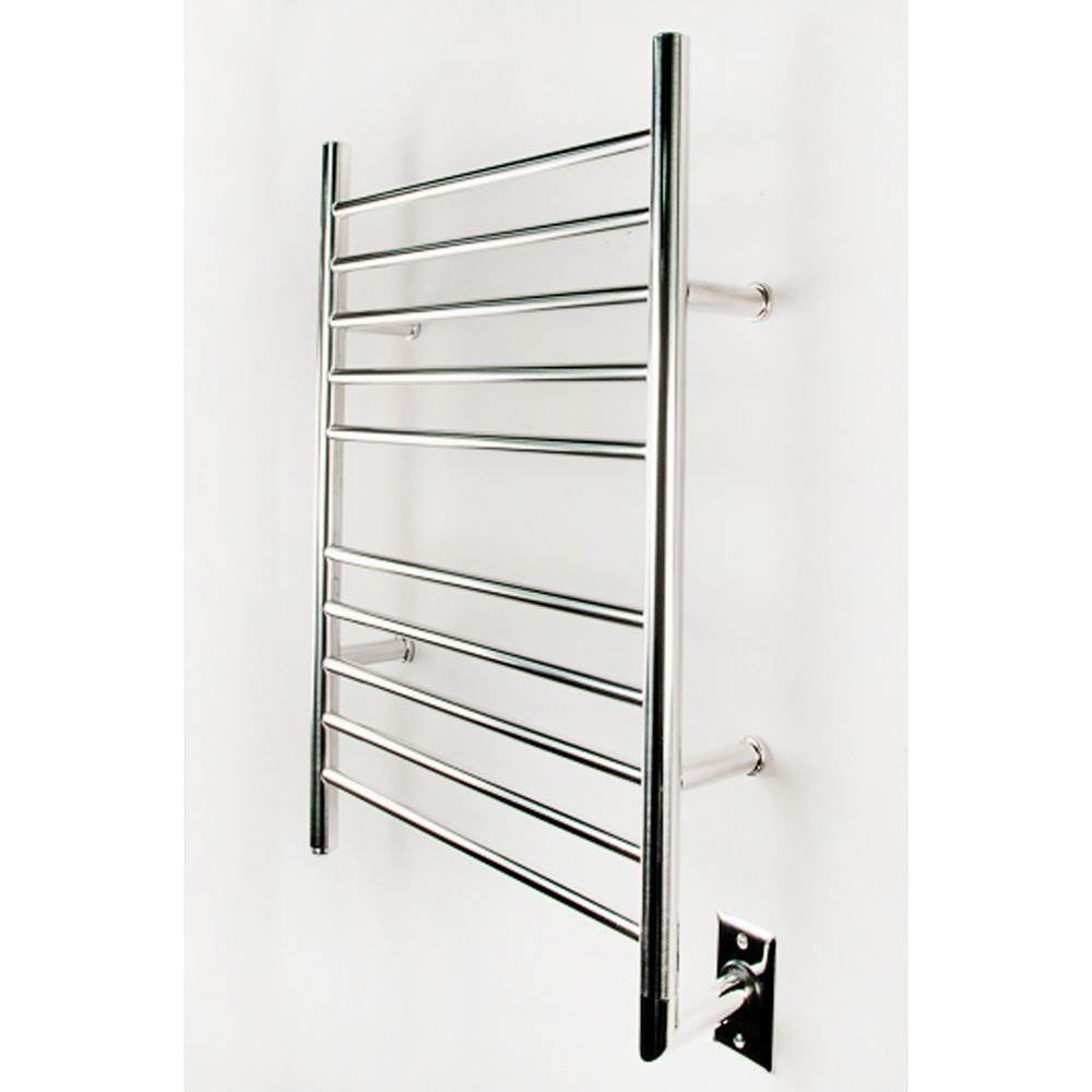 Amba Radiant 10 Bar Stainless Steel Hardwire Bathroom Towel Warmer Rack (2 Pack)