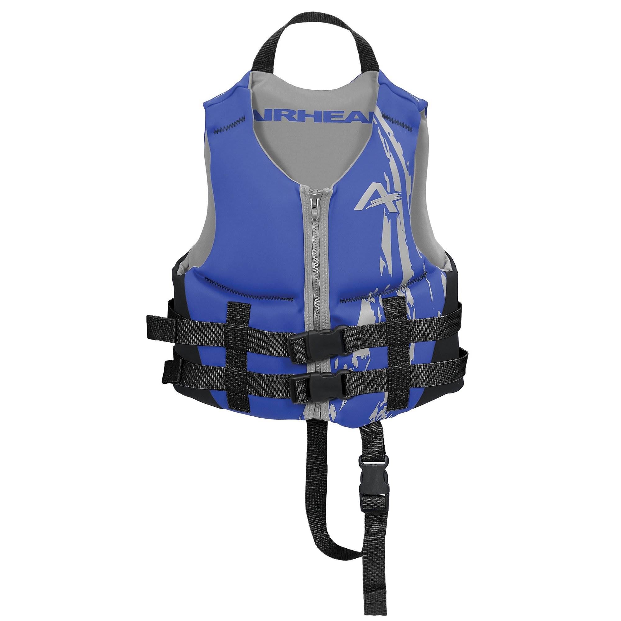 Airhead Swoosh Neolite 30-50 Lb Kwik-Dry Blue Child Life Vest Jacket (12 Pack) - VMInnovations