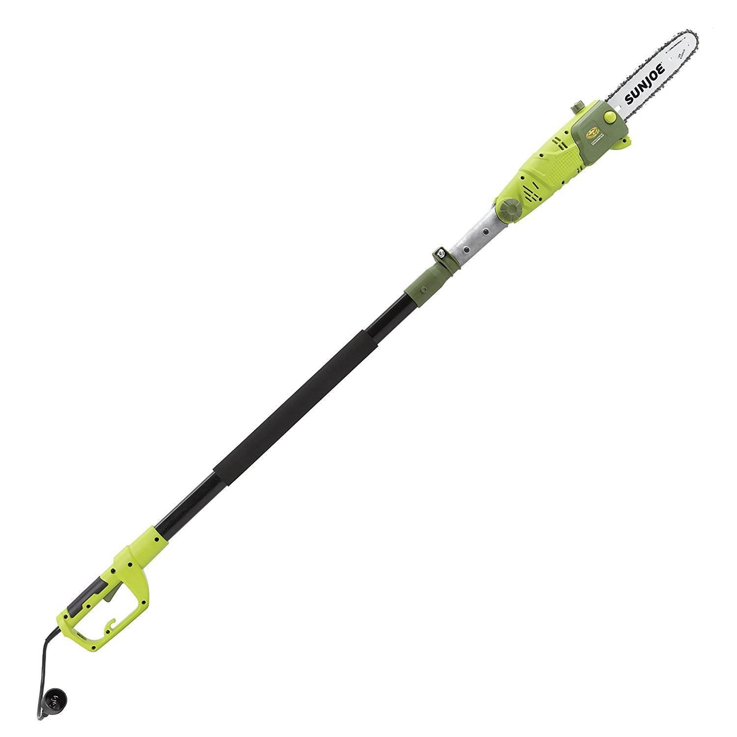 Sun Joe 10 Inch Chain 8 Amp Electric 15 Foot Multi Angle Pole Chainsaw (2 Pack)
