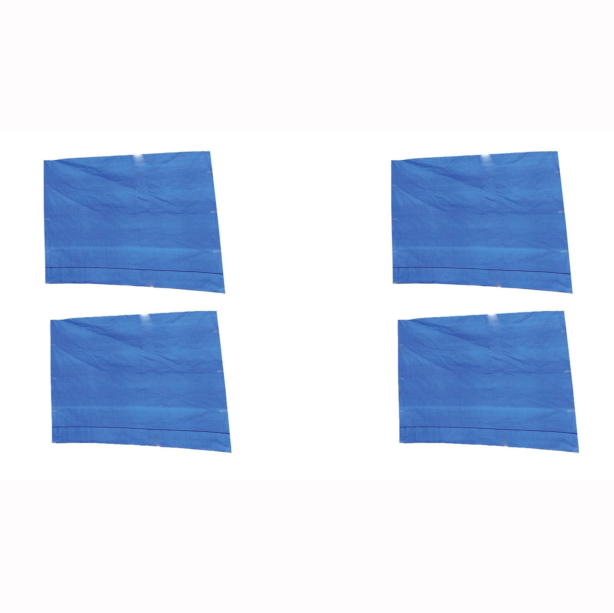 Z-Shade 10' x 10' Instant Canopy Tent Sidewall Accessory Only, Blue (4 Pack) - VMInnovations