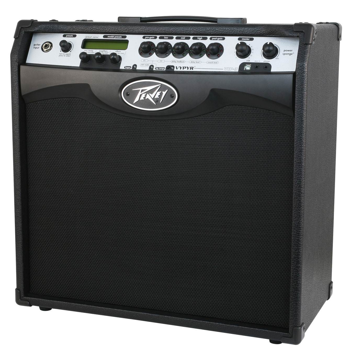 Peavey Vypyr VIP 3 Modeling Instrument Guitar/Bass 100 Watt 12" Amp (2 Pack)
