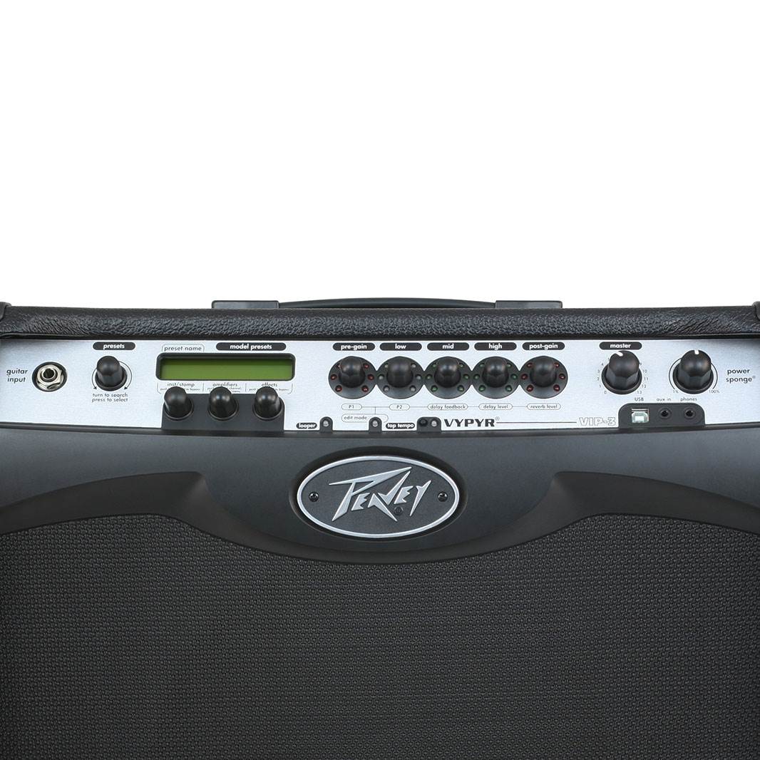 Peavey Vypyr VIP 3 Modeling Instrument Guitar/Bass 100 Watt 12" Amp (2 Pack)