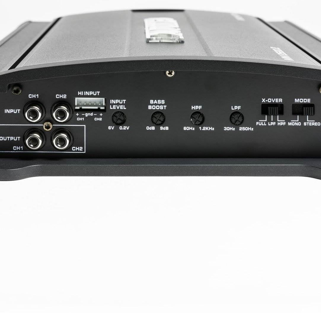 Autotek Mean Machine 2500W 2 Channel Bridgeable Amplifier Car Audio Amp (4 Pack)