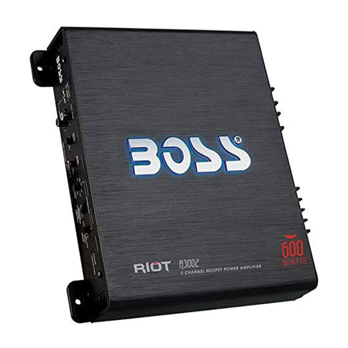 BOSS 600W 2-Channel Ch MOSFET Car Audio Power Amplifier Amp & Remote (2 Pack)