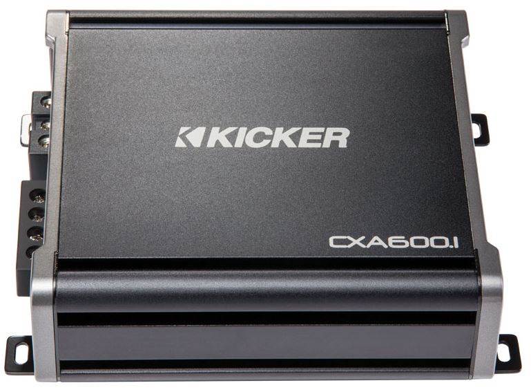 Kicker 43CXA6001 600 Watt RMS Monoblock Amp One Channel Power Amplifier (2 Pack)