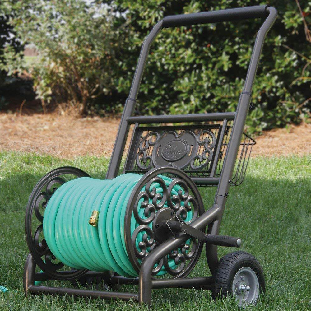 Liberty Garden Outdoor Garden Water Hose Reel Storage and Holder Cart (2 Pack) - VMInnovations